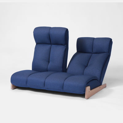 2人の背もたれの角度が選べるソファ デュオ