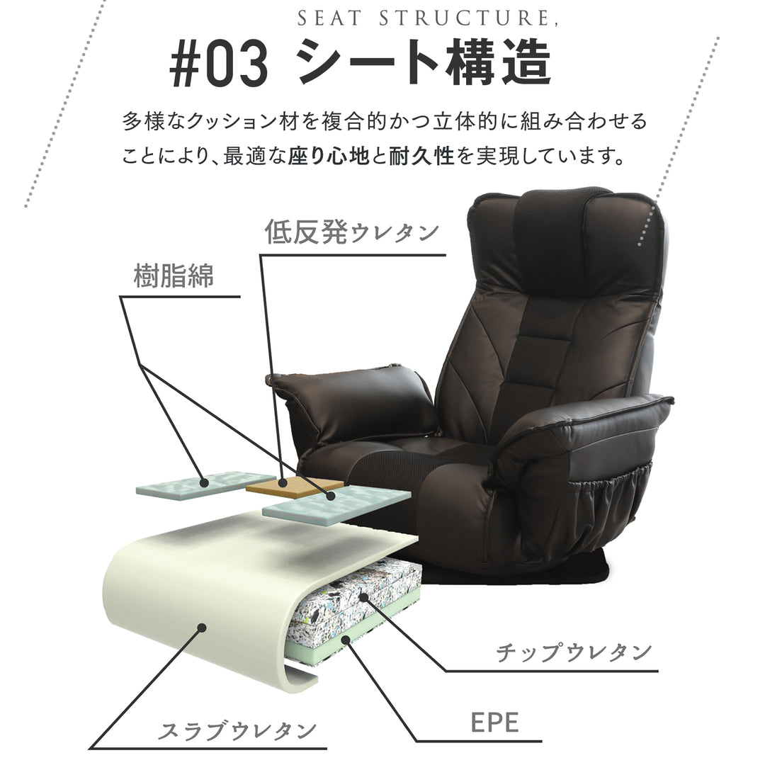 大切な人に贈りたくなる座椅子 「GRANFORT(グランフォート)」