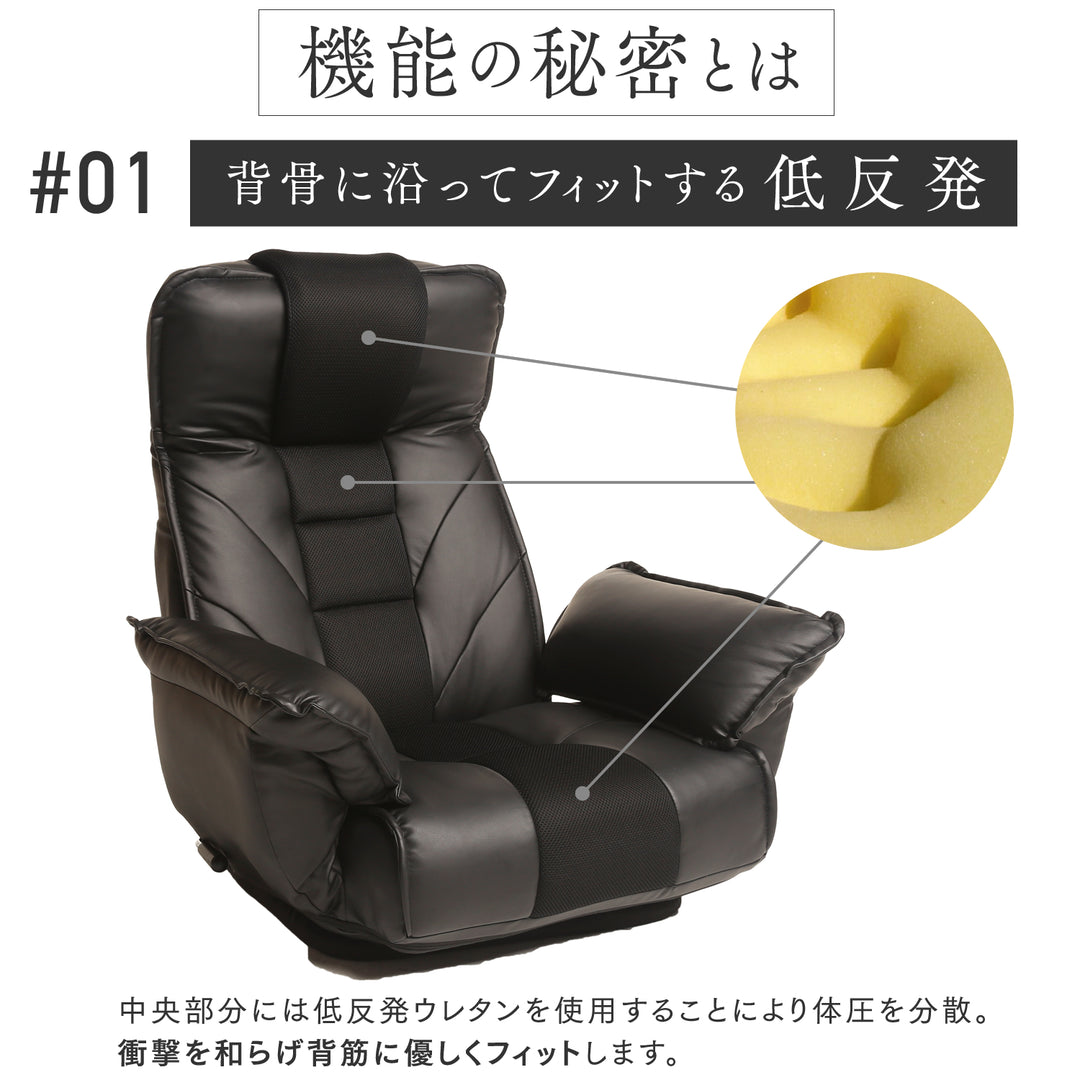 大切な人に贈りたくなる座椅子 「GRANFORT(グランフォート)」