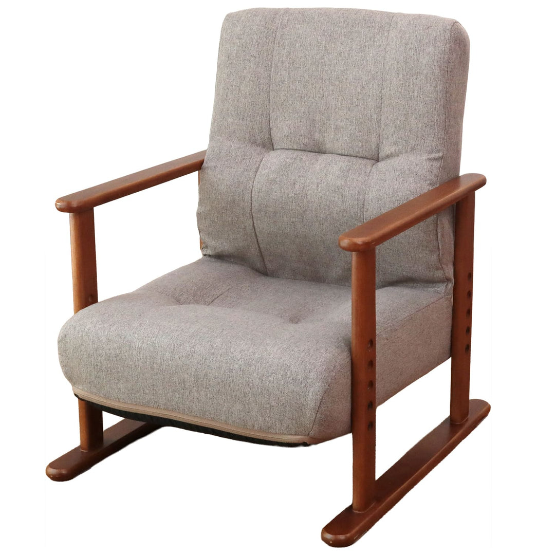 届いてすぐに使える高座椅子　ロータイプ