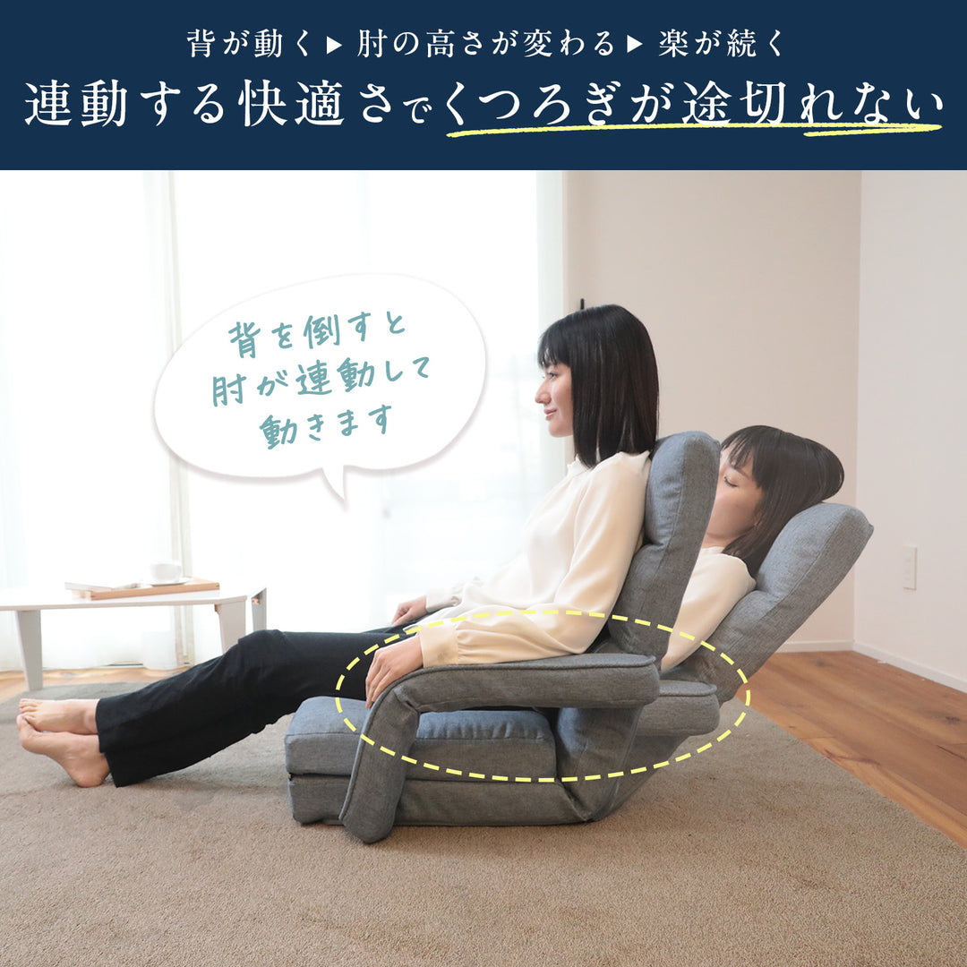 くつろぎ巡る4WAY座椅子
