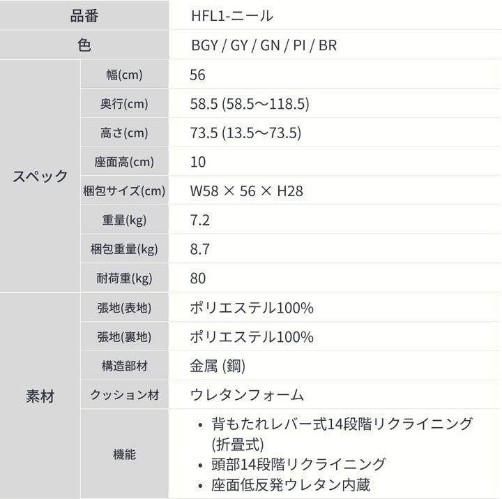 モコモコが気持ちいい低反発レバー式座椅子