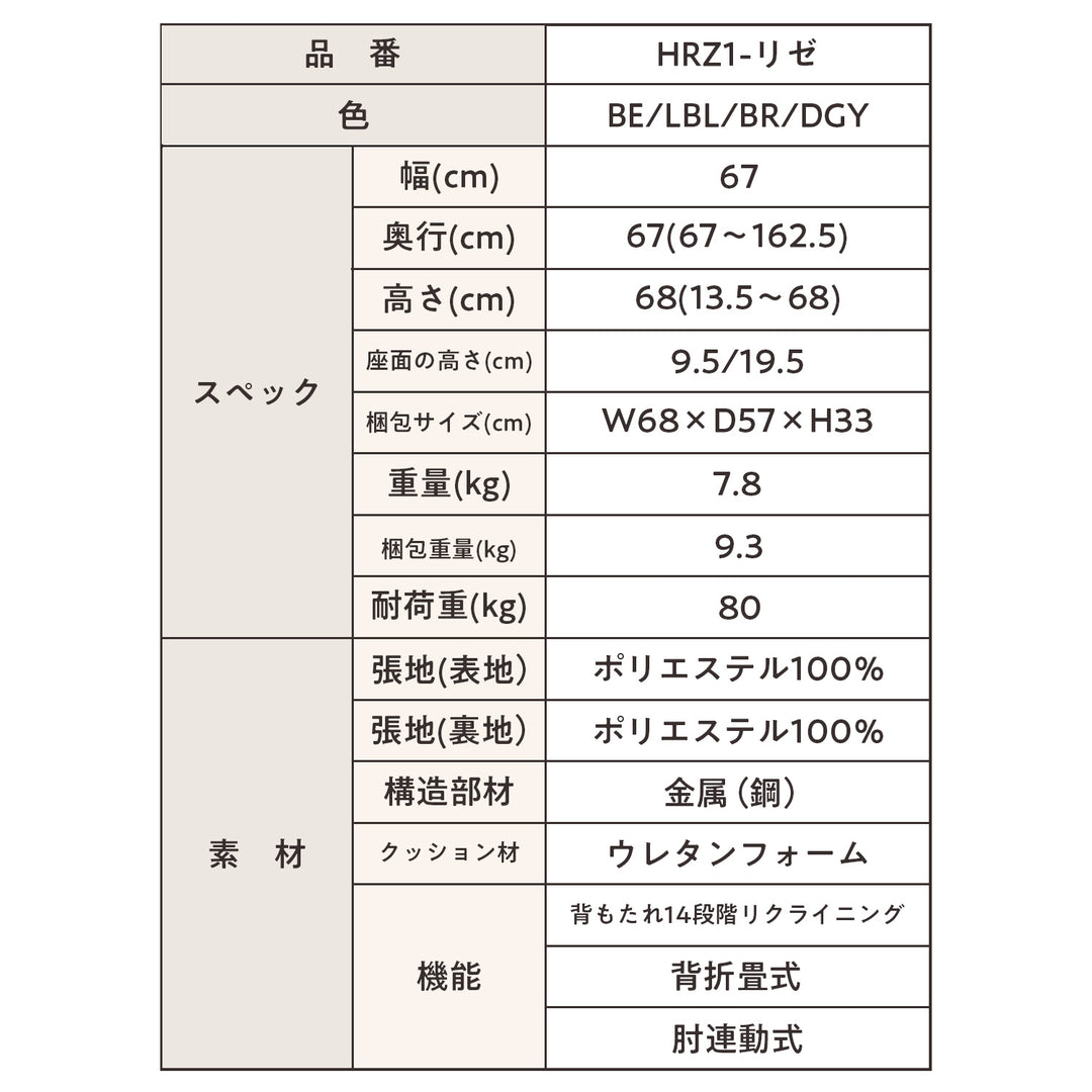 くつろぎ巡る4WAY座椅子
