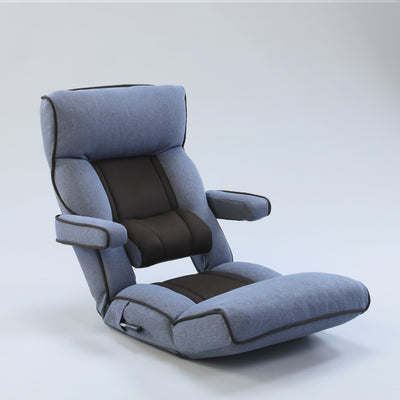 腰の神様がくれた座椅子　PLUS　スマート肘タイプ