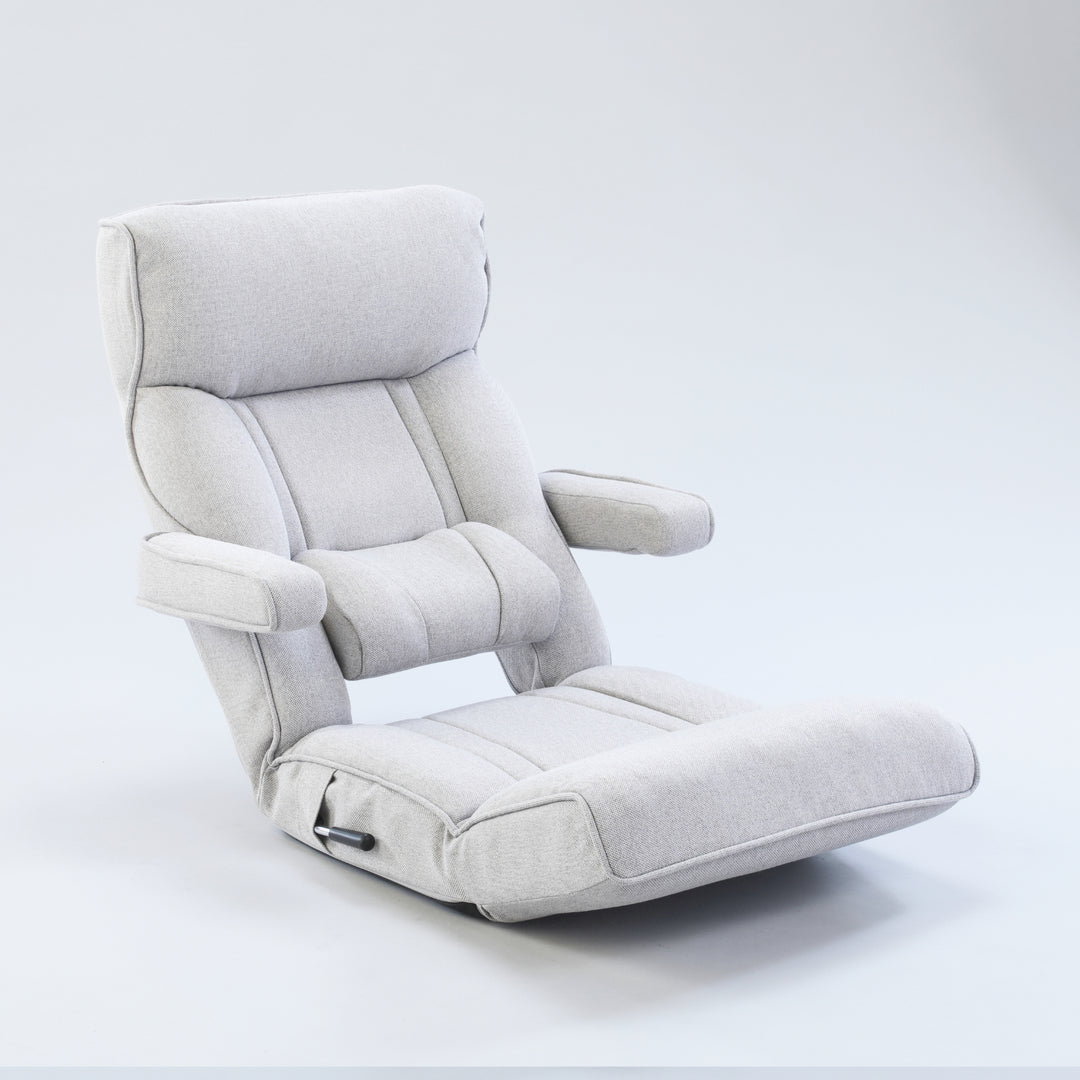 腰の神様がくれた座椅子　PLUS　スマート肘タイプ