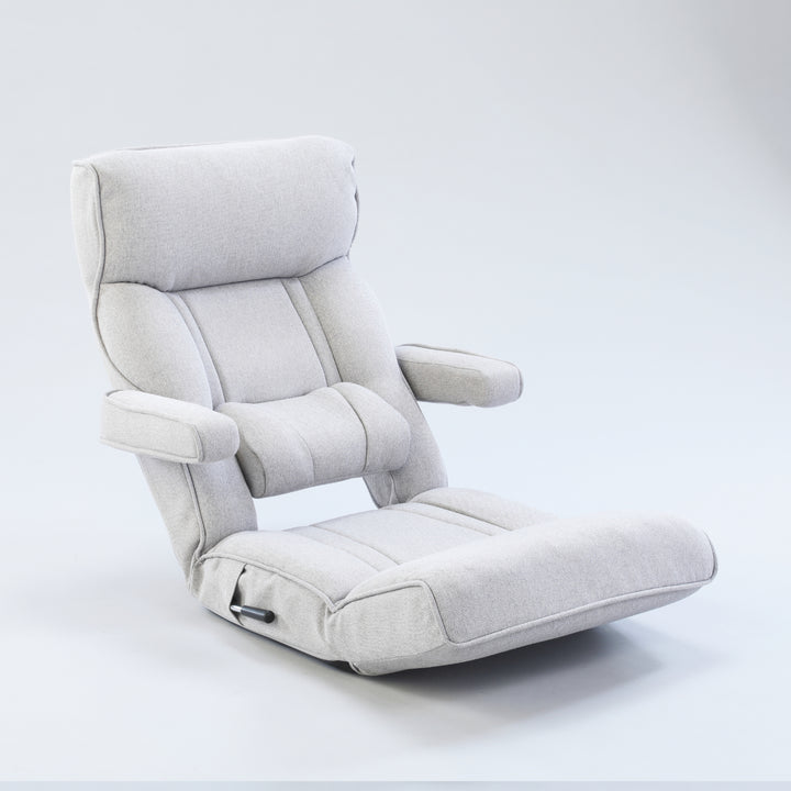 腰の神様がくれた座椅子　PLUS　スマート肘タイプ