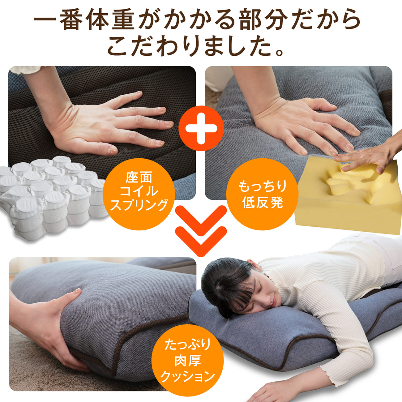 腰の神様がくれた座椅子 PLUS – 座椅子生活｜公式ECサイト