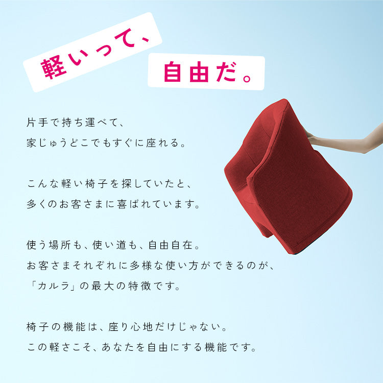 軽すぎる万能椅子 カルラ ローチェア