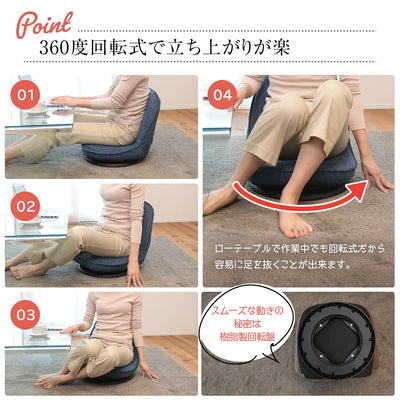 コンパクト回転チェア