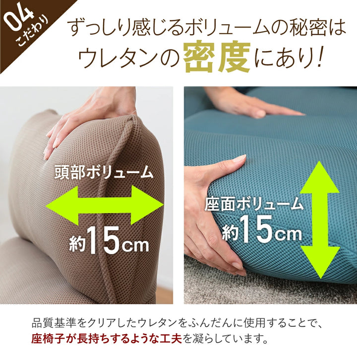 腰の神様がくれた座椅子 連動肘つき 回転式 【第２弾＋α】