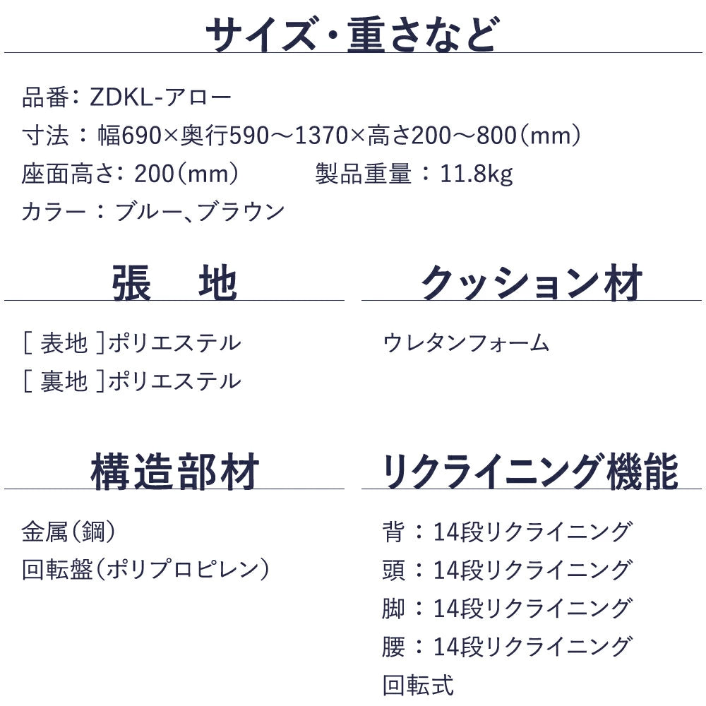 腰の神様がくれた座椅子 連動肘つき 回転式 【第２弾＋α】