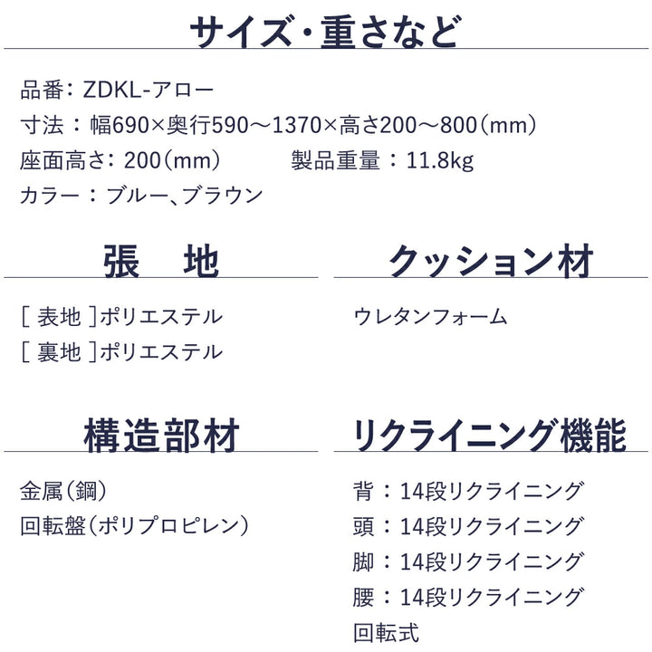 腰の神様がくれた座椅子 連動肘つき 回転式 【第２弾＋α】